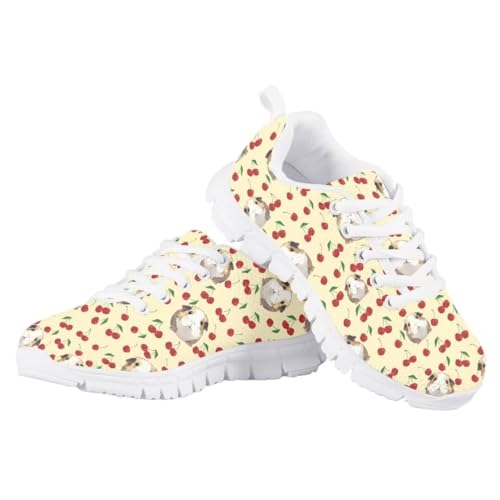 Pinupub Boys Girls Tennis Sports Shoes Cute Graphic Print Non Slip Lace Up Sneakers for Running4