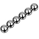 Healifty 3 Paare Magnetkugeln Nippelklammern Metall Brustklammern Stimulator Nipple Clamp Magnetische Nippelklemmen Erotikspiele für Erwachsene Männer Frauen Paare Party Supplies Silber