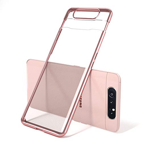 Coque Samsung Galaxy A80 [Ultra Hybrid] Bumper Souple, Dos Rigide et Transparent, Protection - Air Cushion, Coque Compatible avec Samsung Galaxy A80