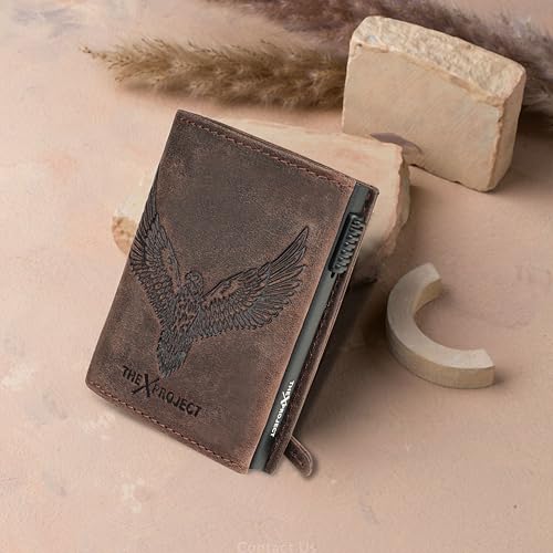 The X Project Skyflare Brown Trifold Wallet - Image 5