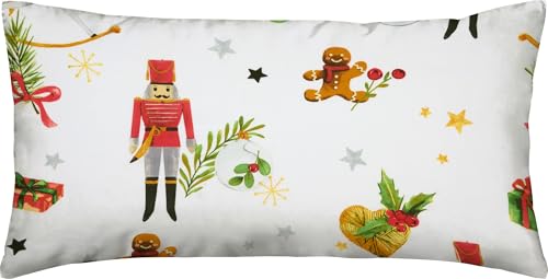 Erwin Müller Kissenbezug, Kissenhülle Edelflanell Nussknacker und...