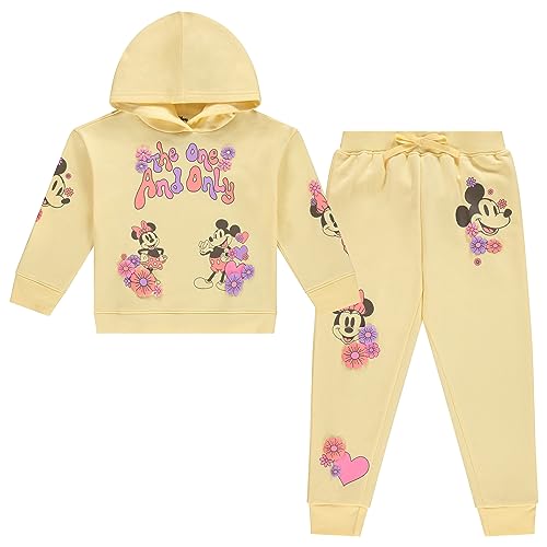 Image of Disney Girls Minnie Mouse Hoodie and Jogger Clothing Set - Little and Big Girl Sizes 4-16