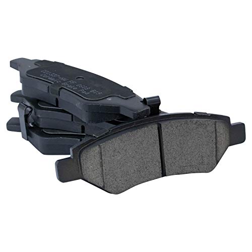 Image of TRQ Rear Brake Pad and Rotor Set Ceramic Rotors Compatible with 2009-2014 Cadillac CTS