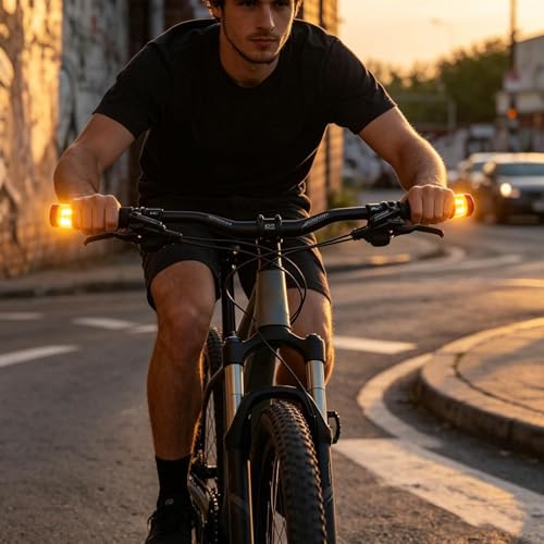 Luz de manillar de bicicleta para conducción nocturna en montaña 2