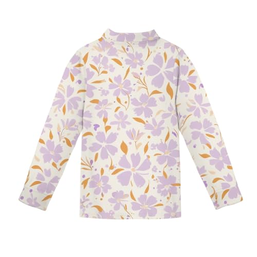 Girls Long Sleeve Polo Shirt Polka Dots Casual Lightweight Top Soft School Uniform for Kids3