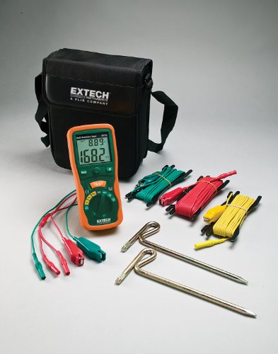Extech 382252 Earth Ground Resistance Tester Kit, Black #TOP1