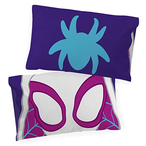 Marvel Spidey Friends Ghost Spider Gwen Kids Pillowcase for Girls, Multi - image 4