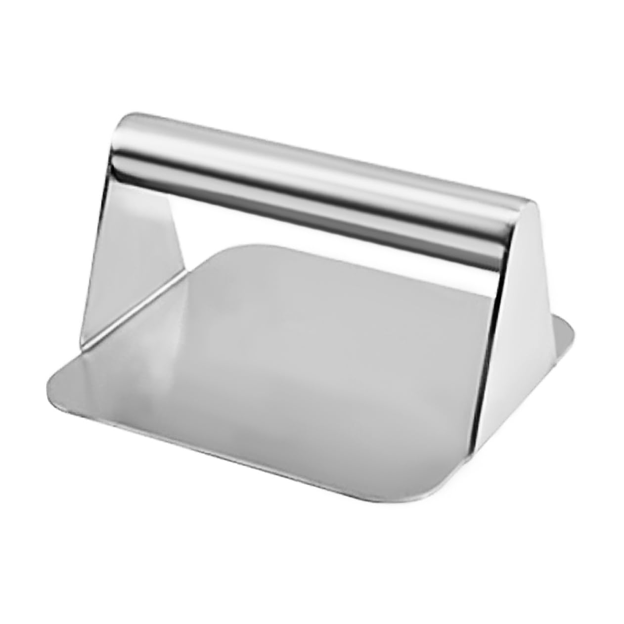 CIYODO 1Pc Stainless Steel Burger Press Durable Patty Smasher for Grilling for Steak Bacon Cooking Compact Design for Home Outdoor Use Kitchen Tool for