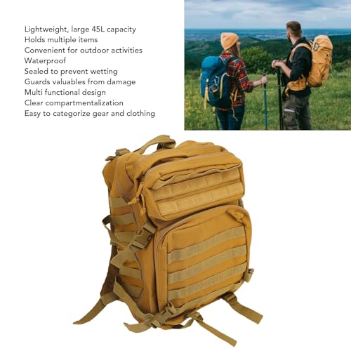 Mochila Deportiva Outdoor 45L Gran Capacidad Multi Bolsillos miniatura 5