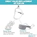 Replacement Headgear with Arms & Elbow for DreamWear - Snug Fit & No Leaks, Non-Slip Strap with Arms & Rotatable Elbow/Swivel for DW