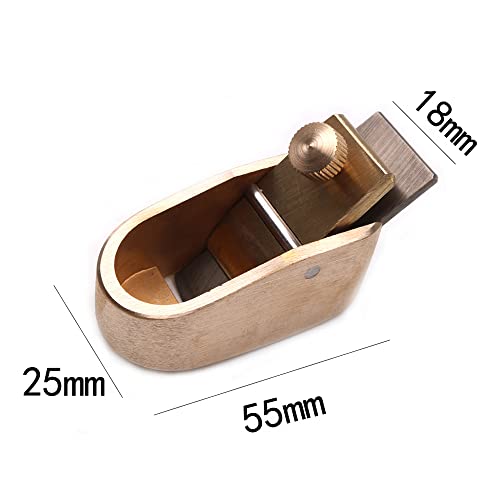 Henniu Cortador de plano de carpintaria de sola curva convexa Latão Luthier Ferramenta para violino
