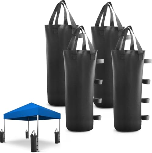 4-Pack Canopy Sand Bags for Weights, Waterproof, Durable, & Heavy