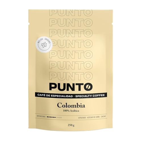 PUNTO - Café Colombia Molido - 250 g - Café de Especialidad...