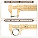 Brass Pocket Vernier Caliper, 2 Pcs Double Scale Vernier Calipers Brass Sliding Gauge Mini Vernier Caliper Metal Pocket Calipers Portable Sliding Measurement Tool for Measuring Jewelry Ring Bead Wire