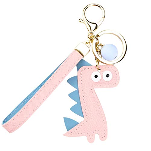 Preisvergleich Produktbild PU-Leder-Dinosaurier Schlüsselanhänger Multiple Funktions Netter Dinosaurier Schlüsselanhänger Beutel-Anhänger Handy-Zubehör Handtasche Ornaments Auto Schlüsselanhänger