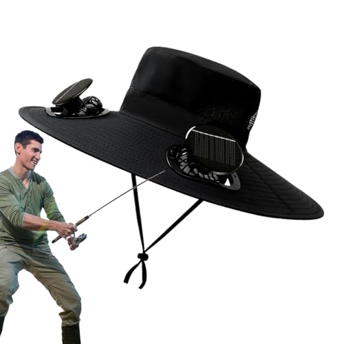 Chapeau de plage type bucket solaire pour la pêche et le travail en plein air