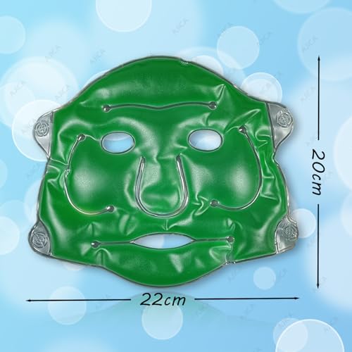 Image of Aqua Ice Face & Eye Cooling Gel Mask and Aloe Vera Gel Mask Ice Pack for Face and Eye Patches Remove Dark Circles, Fatigue Cool Eyes Patch Pads Eye Care | Facial Skin Refresh Face Mask for Hot & Cold Therapy (Small Aloe Face Mask, Face Mask)