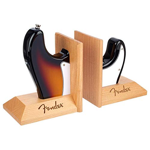 Amazon.com: FanMerch Guitar Shaped Sunburst Strat Bookends