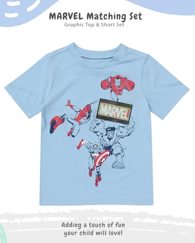 Image of Marvel Boys' T-shirt and Shorts Set