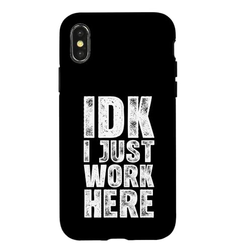 IDK I Just Work Here - �������Ȃ��Ƃ킴����ȃI�t�B�X�W���u���[�N �X�}�z�P�[�X iPhone X/XS �p