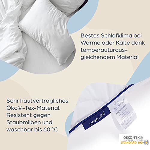 Sleepwise Bettdecke 155x200 Warme Winter Bettdecke, ÖKO-TEX Zertifiziert, Allergiker, Atmungsaktive Schlafdecke, Weiche Kuschelige Fluffige Steppdecke, Duvet, Dicke Bettdecke - Image 4