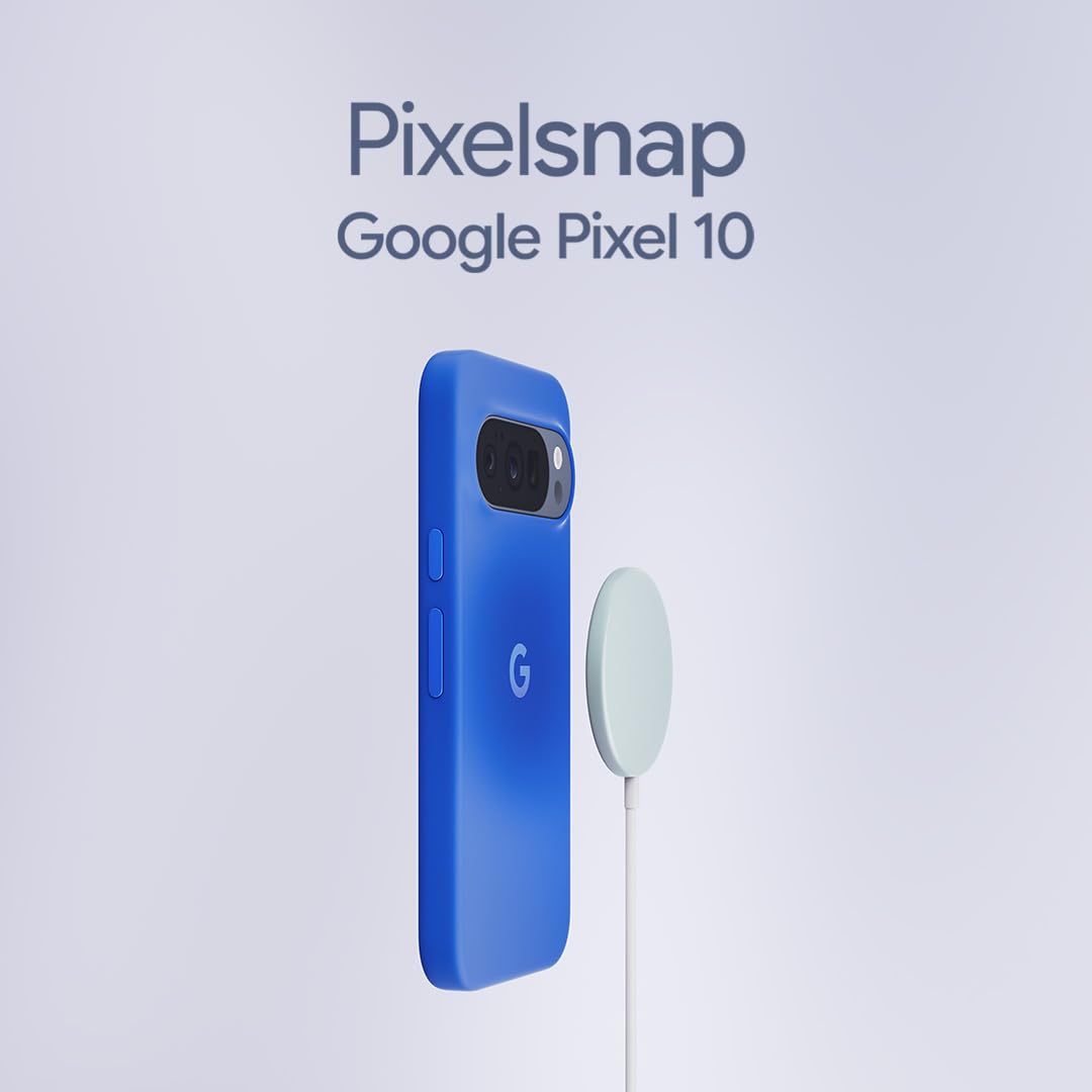 Cover Pixelsnap per Google Pixel 10 & Pixel 10 Pro - Protezione duratura - Realizzata per proteggere con stile - Blu indaco (Made by Google)