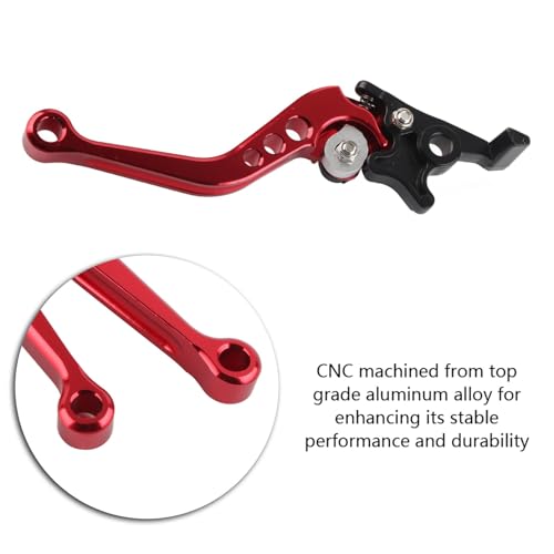 Qiilu Leva Frizione 81 Adatto per Adatto per Cm400t Leva Freno HM 50 Leva Frizione HM 50 Leva Frizione Freno Frizione Set Coppia Leve Freno A Tamburo Frizione Moto Maniglia in Alluminio