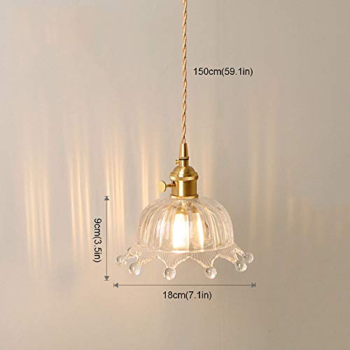 Lampe à suspension en verre minimaliste avec diffuseur de lumière doux - 7