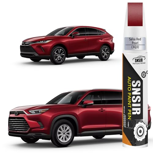 Image of Car Touch up Paint(3Q3 Dark Red /Salsa Red Pearl) Compatible with Toyota, Car Paint Pen Scratch Repair Two-In-One Touch Up Paint, Premium Car Scratch Remover for Deep Scratches