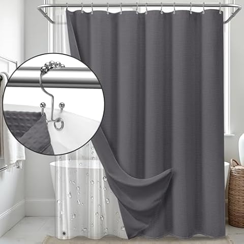 YellyHommy 3 in 1 Shower Curtain Set Cover