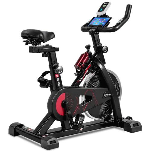 PowerMax Fitness BS-130 Spin Exercise Bike [8Kg Flywheel, Max Use...