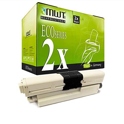 Cartouches MWT compatibles Oki ES5431DN ES5462DNw noir pack de 2