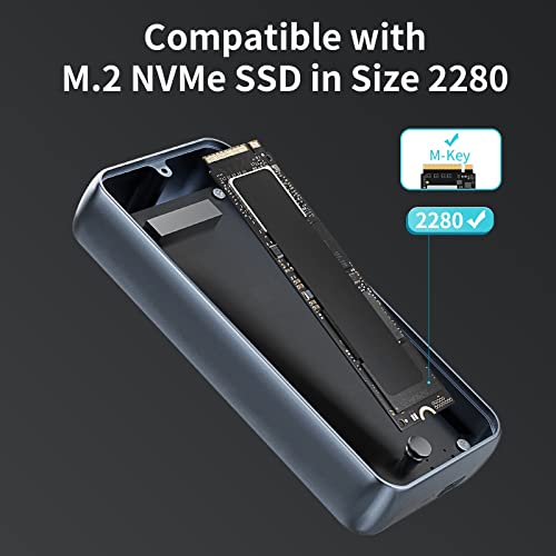 Caja externa para SSD M.2 NVME USB 4.0 PHIXERO miniatura 5