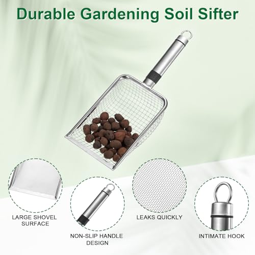 M METERXITY Criba de Suelo para Jardín 6 mm Acero Inoxidable miniatura 2