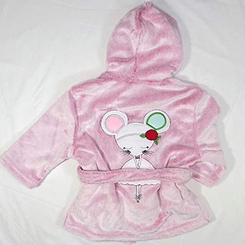 Robe De Chambre Souricette Peignoir Polaire Rose Brode Et Personnalise Prenom 2 Ans Ou 4 Ans Enfant Fille Motif Souris Brode Tres Doux Et Chaud Amazon Fr Handmade