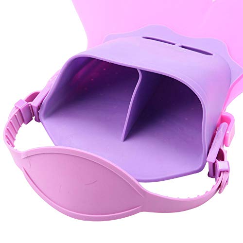 Barbatana para nadar, crianças, nadador, nadador, cauda de peixe, mergulho, pés (rosa)