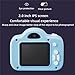DAUTAI Min Toddler Camera, Kids Camera for Girls Boys Toys, 4000W Pixels 4 Layers Optical Glass 2.0 Inch IPS Screen 32G TF Card, Cool Stuff for Birthday,Blue