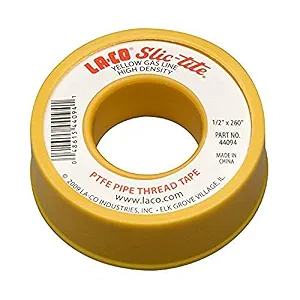 LA-CO Slic-Tite PTFE Gas Line Pipe Thread Tape, Premium Grade