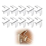 Cluoling コーナークッション 10個セット T型 コーナーカバー コーナー ガード 赤ちゃん／子供／年配の方ケガ防止 衝突防止 ケガ防止 保育園 安全対策 家具の角を保護 テーブルガード 角 ガード ナノ両面テープ貼り付き 透明