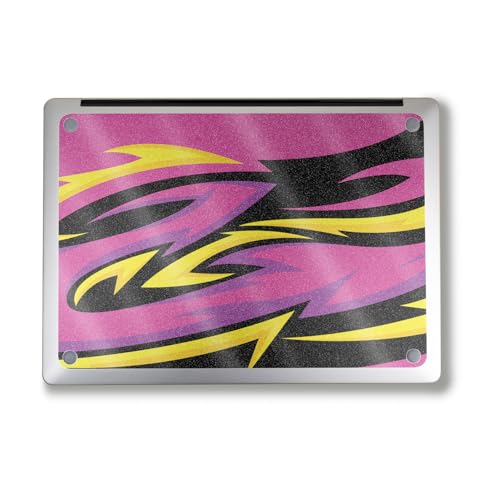 Image of Glossy Glitter Laptop Skin Compatible with Alienware M18 R2 (2024) - Tribal Magenta - Premium 3M Vinyl Protective Wrap Decal Cover - Easy to Apply | Crafted in The USA by MightySkins