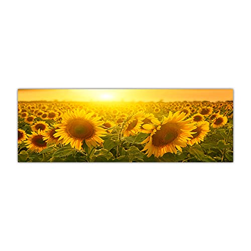 Affiches Toile Tournesol pour habiller un grand mur vide sans cadre 40x120