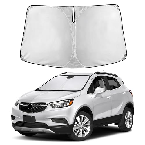 Image of Autovir Windshield Sun Shade Fit for 2013-2017 2018 2019 Buick Encore | Sunshade, Front Car Window Shades Sun Visor, Blocks UV Rays & Heat, Car Accessories