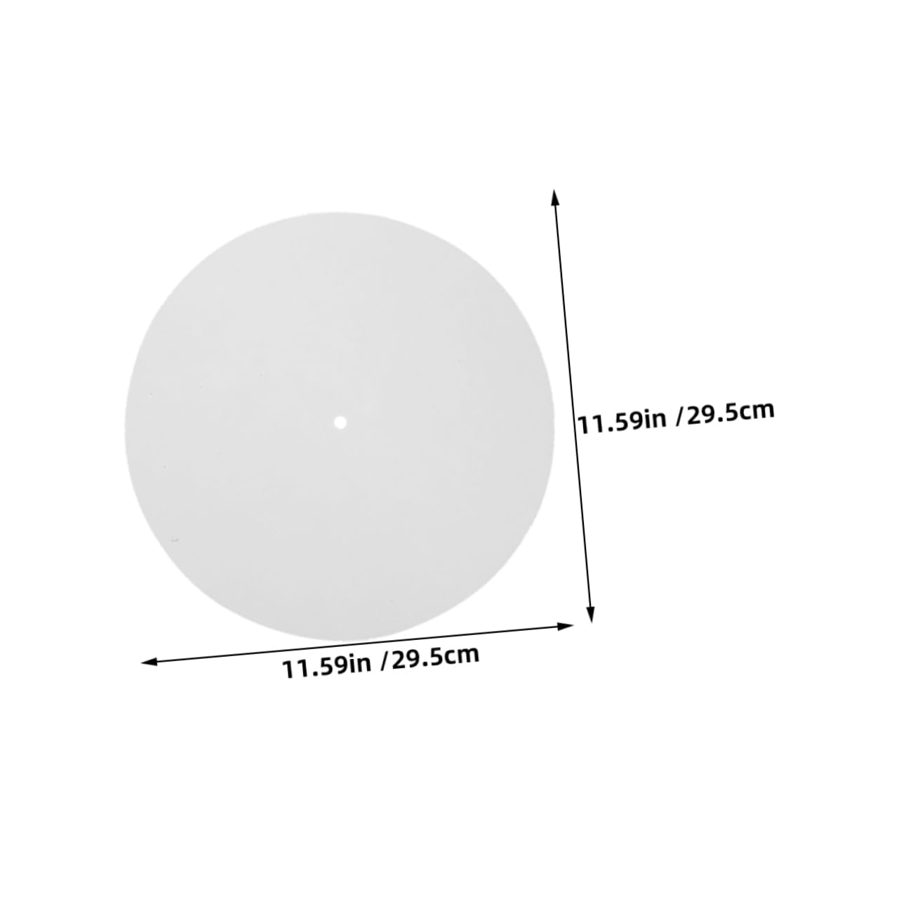 GALPADA Vinyl Record Player Slip Mats 3 Pack Felt Mat Turntable Pad Anti Slip Home Music Accessory Pad