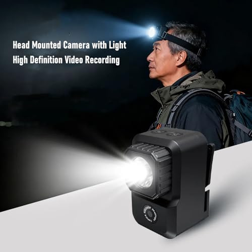 FAUOSWUK Head Mounted Camera 1080P HD miniatura 2
