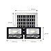 Produktbild H-XH LED Solar Straßestrahler Mit, IP67 Wasserdicht 6000K Daylight Weiß Super helle Sicherheits-Leuchten, 400W Spot Lights for Straße, Rasen, Garten, Bauernhof (Color : 400w)