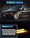 DYNVEX Front Sequential Side Marker Lights for BMW E46 1999-2001 3 Series Sedan, [Newly Modern Version] [Can-bus Design] Left & Right Side Smoked Lens Amber LED Turn Signal Marker Lamps, 2PCS