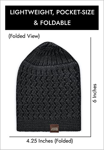 Image of Zigzag Knit Breathable Skull Caps for Men & Women
