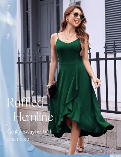 Image of DRESSTELLS Women's Cocktail Dresses, Formal Wedding Guest Graduation Party High Low Dress