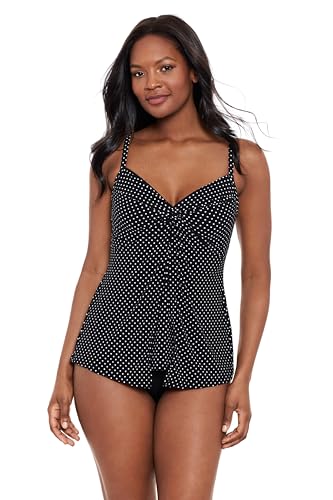 Miraclesuit Women's Swimwear Love Knot Sweetheart Neckline Underwire Bra Tankini Bathing Suit Top