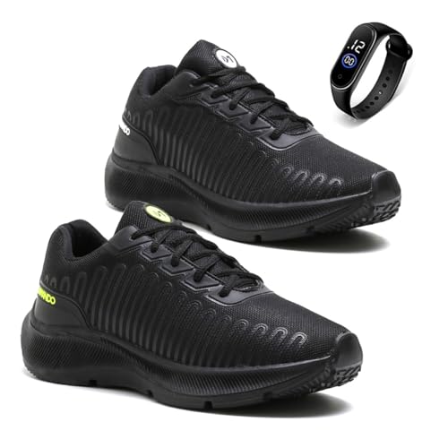 Kit Combo 2 Tênis Masculino Esportivo Academia Caminhada Leve (41, Verde/Branco)